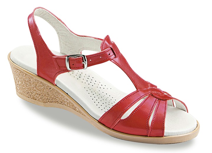 Sandalette mit hochwertigem Wörishofer Lederfußbett - Schuhe | BADER