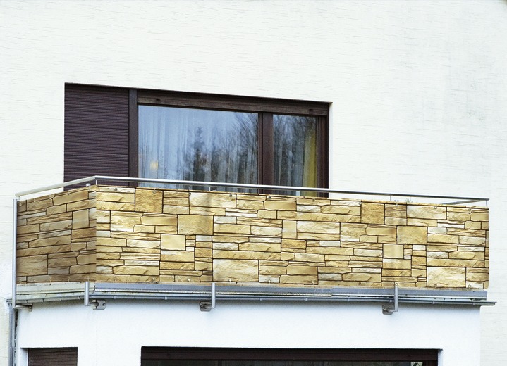 Bedruckter Balkon-Sichtschutz - Sicht- & Sonnenschutz | BADER