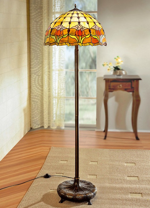 Tiffany-Stehlampe, 2-flammig - Klassische Möbel | BADER