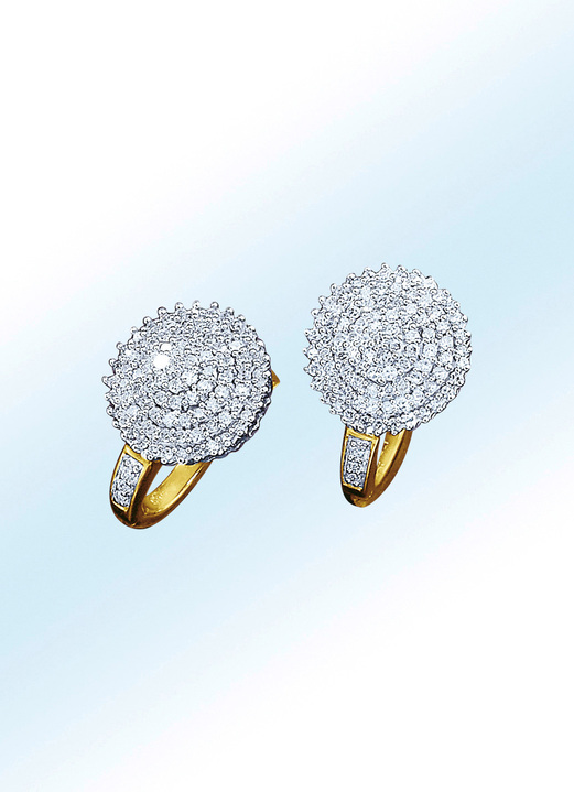 Hochwertige Ohrringe mit 188 Diamanten - Damen-Diamantschmuck | BADER