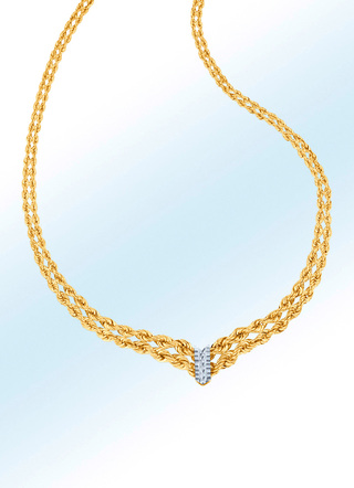 Traumhafte goldene Halsketten für Damen als Accessoire