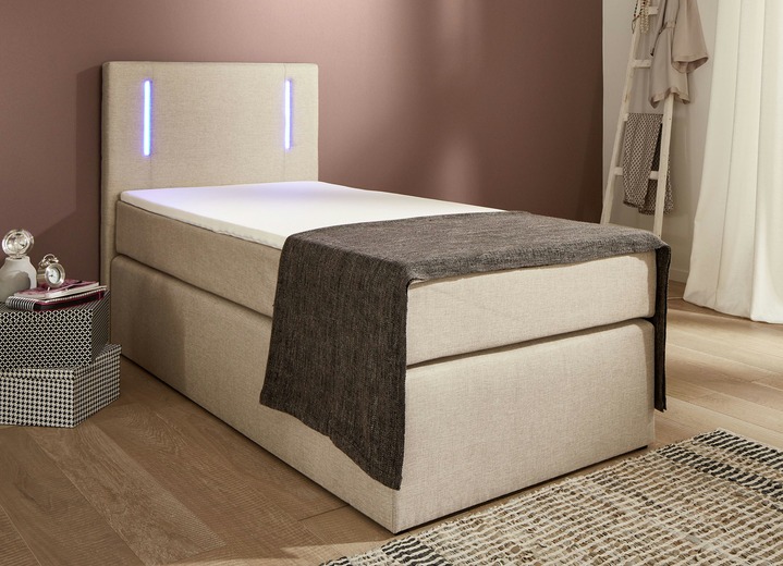 Boxspringbett mit LED-Beleuchtung - Betten | BADER