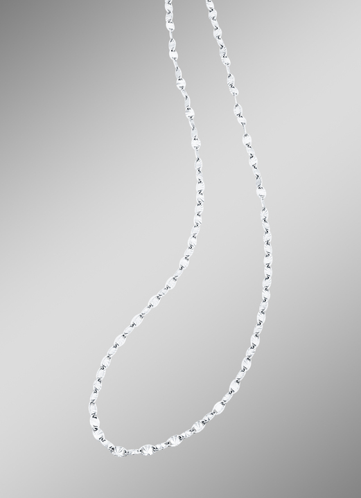 Schlichte Halskette in Weissgold - Damen-Goldschmuck | BADER