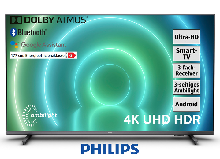 Philips 4K-Ultra-HD Smart-Ambilight-LED-Fernseher - Fernseher | BADER