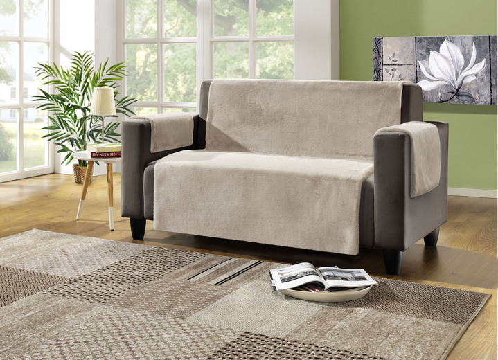Sessel-,Couch- und Armlehnenschoner mit Anti-Rutsch-Beschichtung - Sessel-  & Sofaüberwürfe | BADER