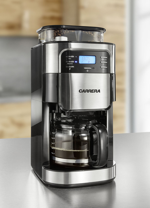 Carrera» Aroma PlusEdelstahl-Kaffeemaschine mit Mahlwerk - Elektrische  Küchengeräte | BADER