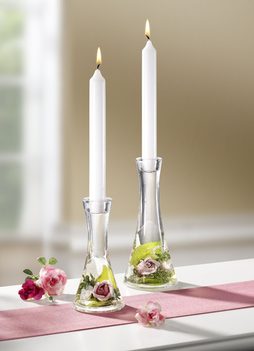 Kerzenhalter aus mundgeblasenem Glas - Geschenkideen | BADER